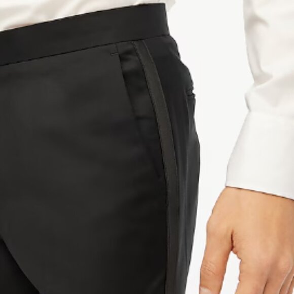JCrew Factory Thompson Tuxedo jacket & pants black - Picture 4 of 14